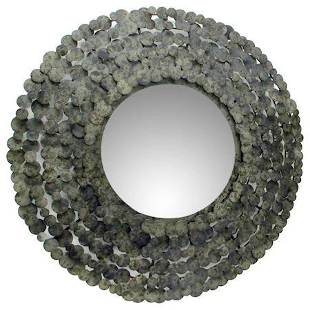 Moon Shadow Mirror Round Antique